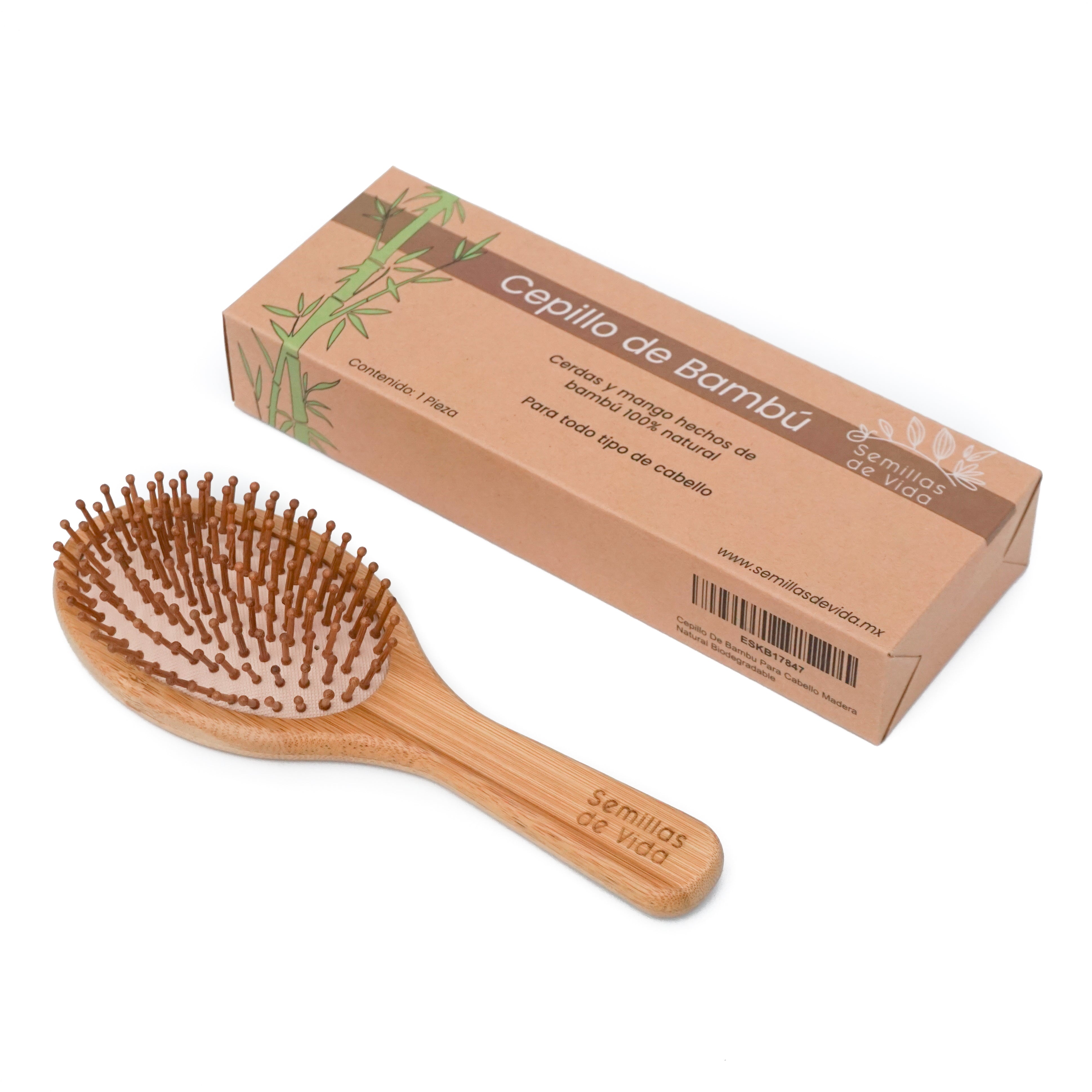 Cepillo para el cabello - De bambú